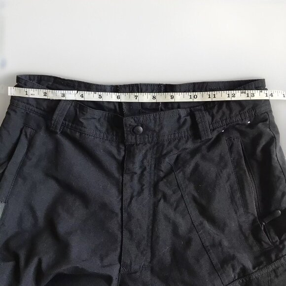 Obermeyer Alt 3 Juniors Unisex Black Cargo Snow Pants Size 12 Adjustable Waist - Picture 7 of 9